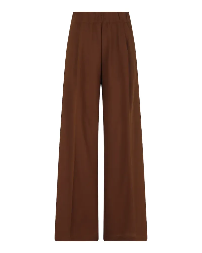 Semicouture Jhonny pleated wide-leg trousers - Braun Braun