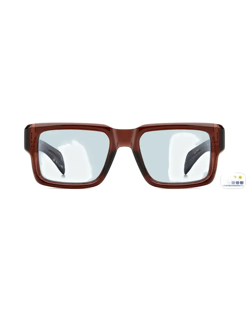 EYEWEAR by DAVID BECKHAM rectangle-frame photochromic sunglasses - Braun Braun