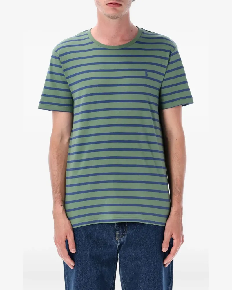 Ralph Lauren Gestreiftes T-Shirt - Grün Grün