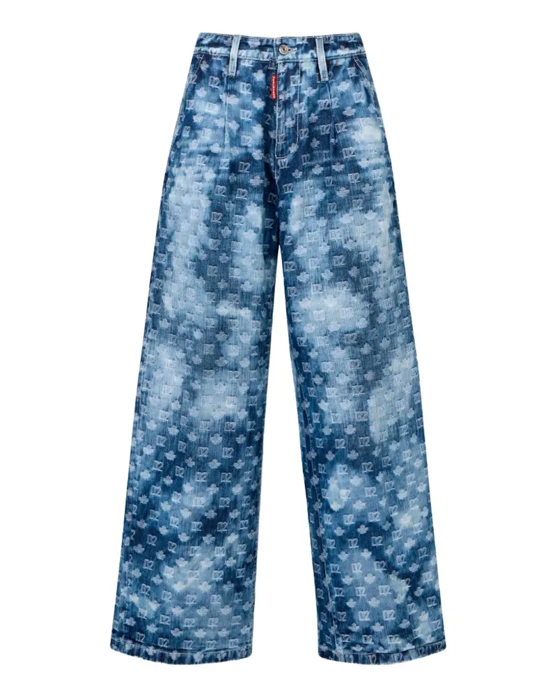 Dsquared2 Monogram Big Man Jeans - Blau Blau