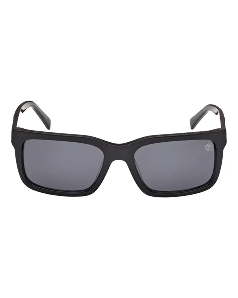 Timberland rectangle-frame polarized sunglasses - Schwarz Schwarz