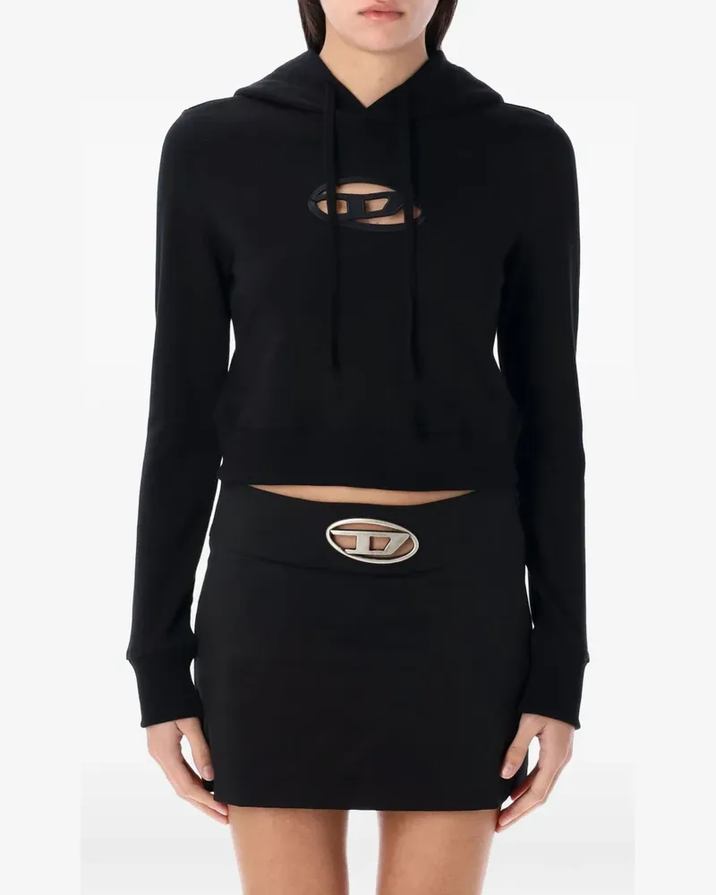 Diesel F-Slimmy hoodie - Schwarz Schwarz