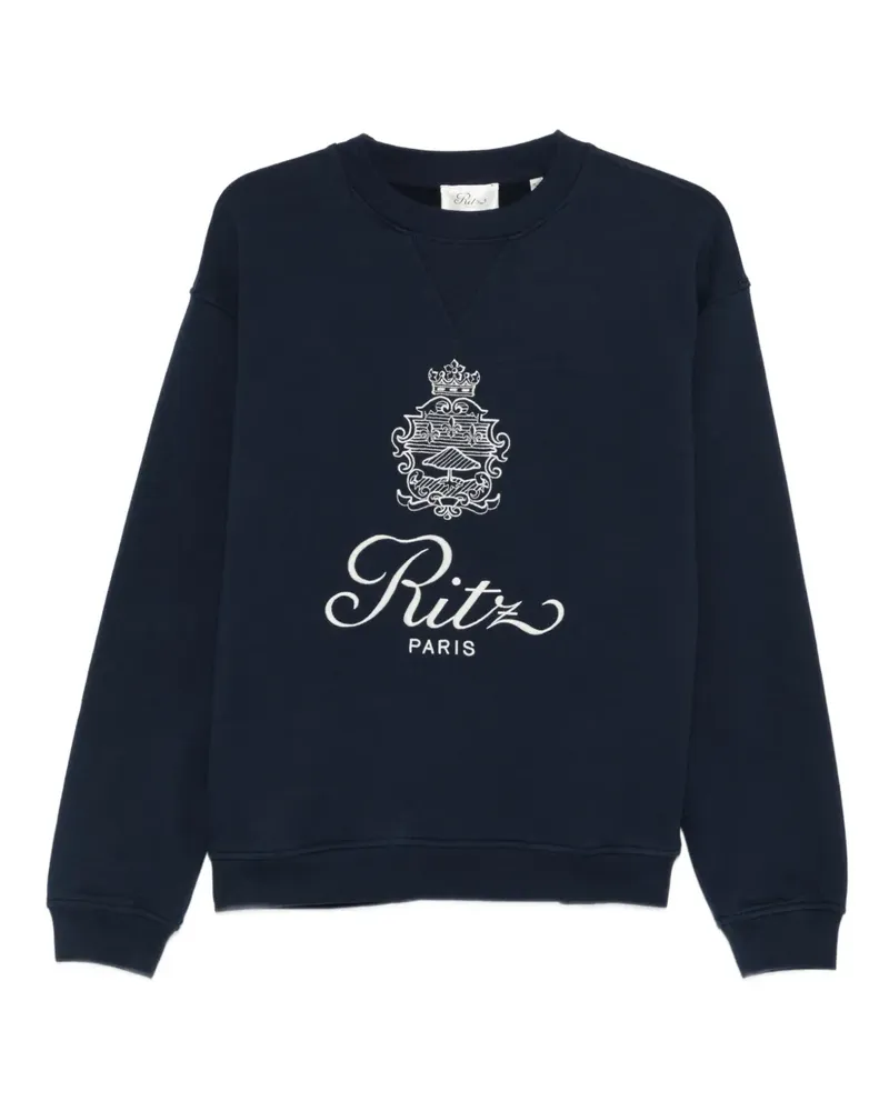 Frame Denim Pullover mit grafischem Logo - Blau Blau