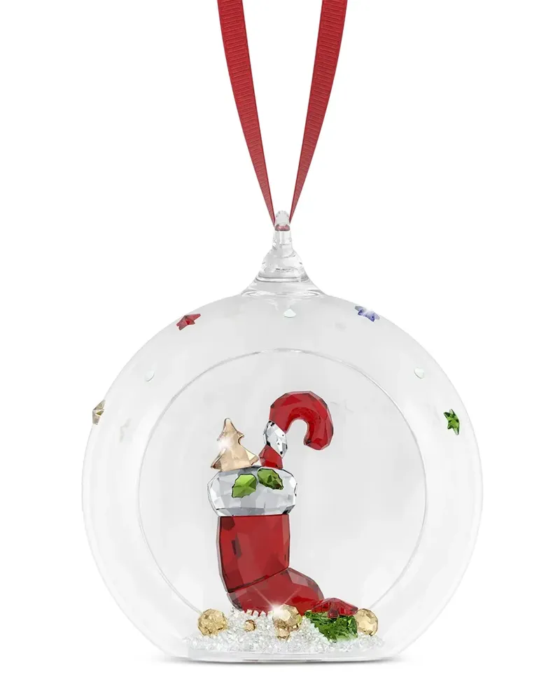 Swarovski x Paricher Shirazi Holiday Cheers Weihnachtskugel mit Kristallen - Weiß Weiß