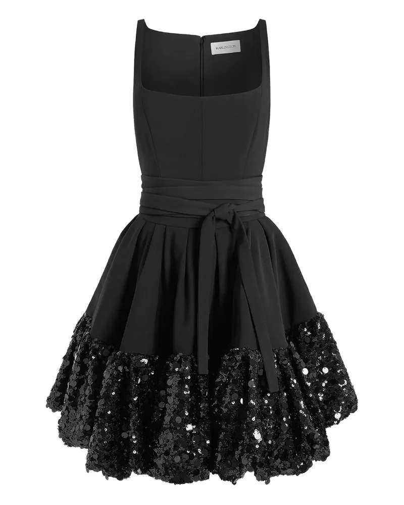 16ARLINGTON Drina Minikleid mit Pailletten - Schwarz Schwarz