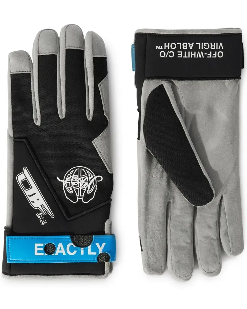 OFF-WHITE Exact Opp Handschuhe - Grau Grau