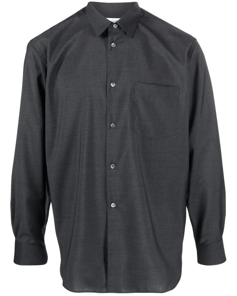 Comme des Garçons Klassisches Hemd - Grau Grau