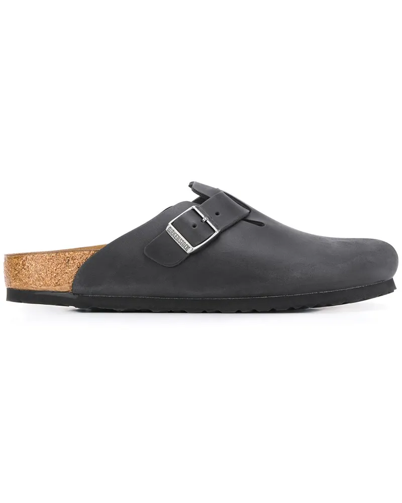 Birkenstock Boston Mules 20mm - Schwarz Schwarz