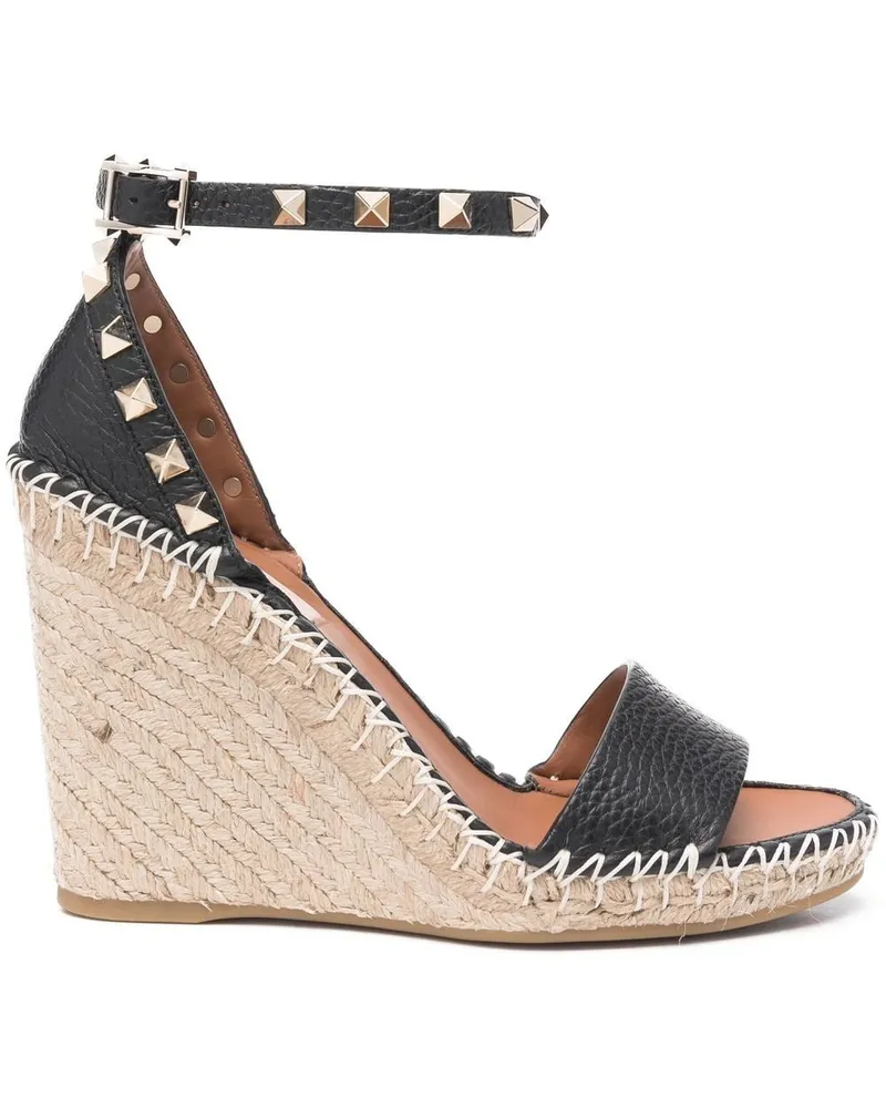 Valentino Garavani Double Rockstud Sandalen 105mm - Schwarz Schwarz
