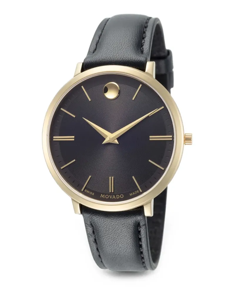 Movado Ultra Slim 35mm watch - Schwarz Schwarz