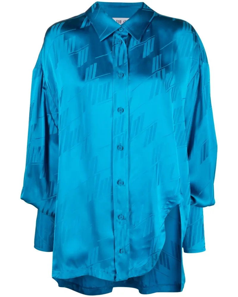 ATTICO Asymmetrisches Kota Hemd - Blau Blau