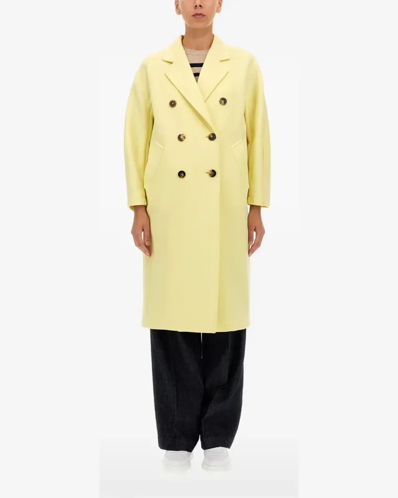 Max Mara Madame double-breasted coat - Gelb Gelb