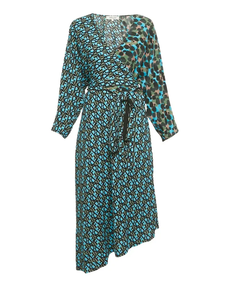 Diane von Furstenberg Eloise printed midi dress - Blau Blau