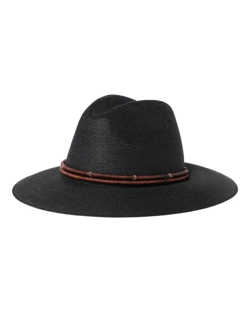 Brunello Cucinelli Hut mit Schmucksteinen - Schwarz Schwarz