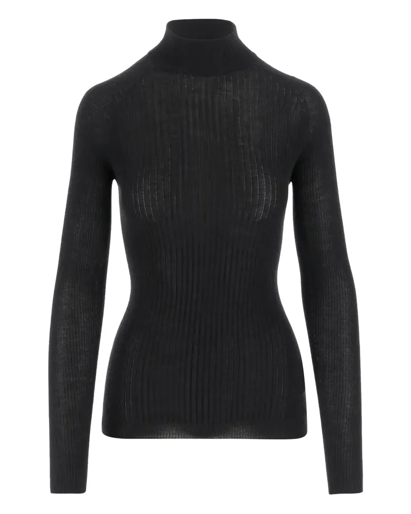Sa Su Phi Gerippter Pullover - Schwarz Schwarz