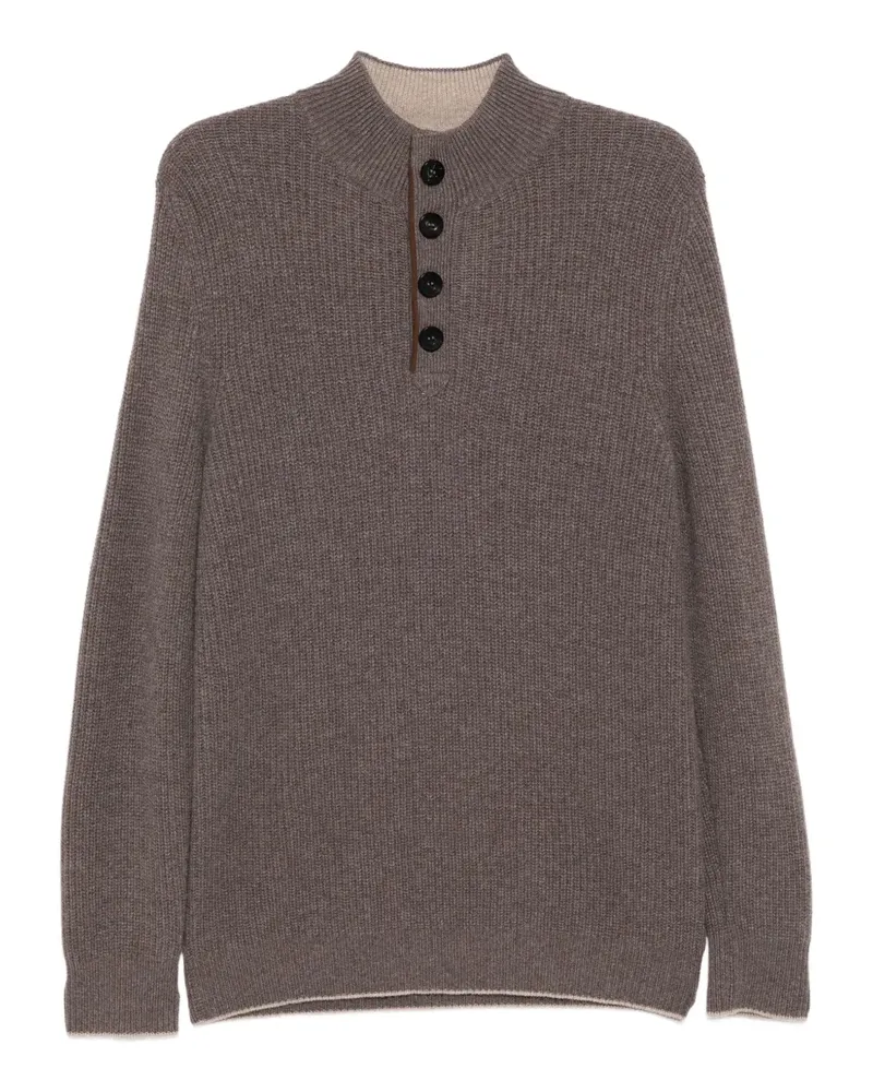 N.Peal Beauchamp Pullover - Braun Braun