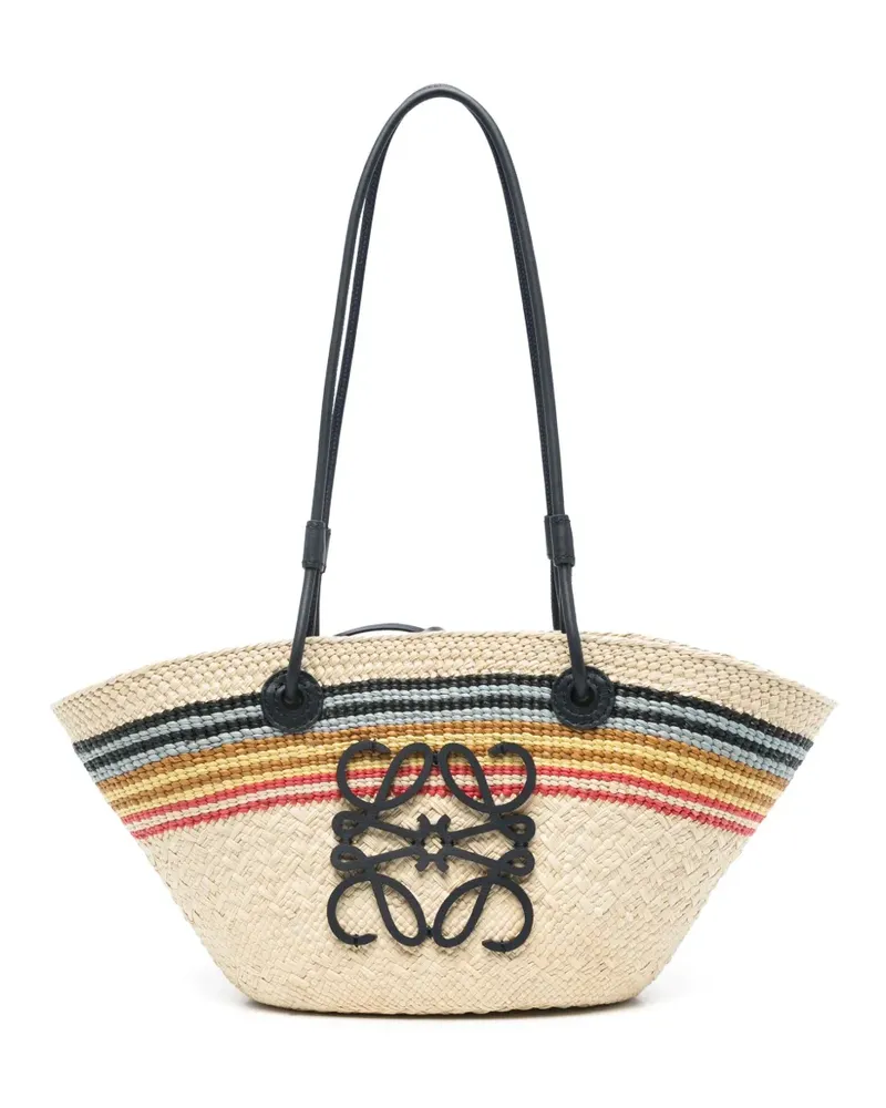 Loewe Kleine Anagram Schultertasche - Nude Nude