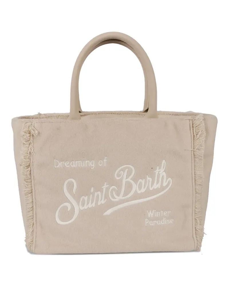 MC2 Saint Barth fringed colette bag - Nude Nude