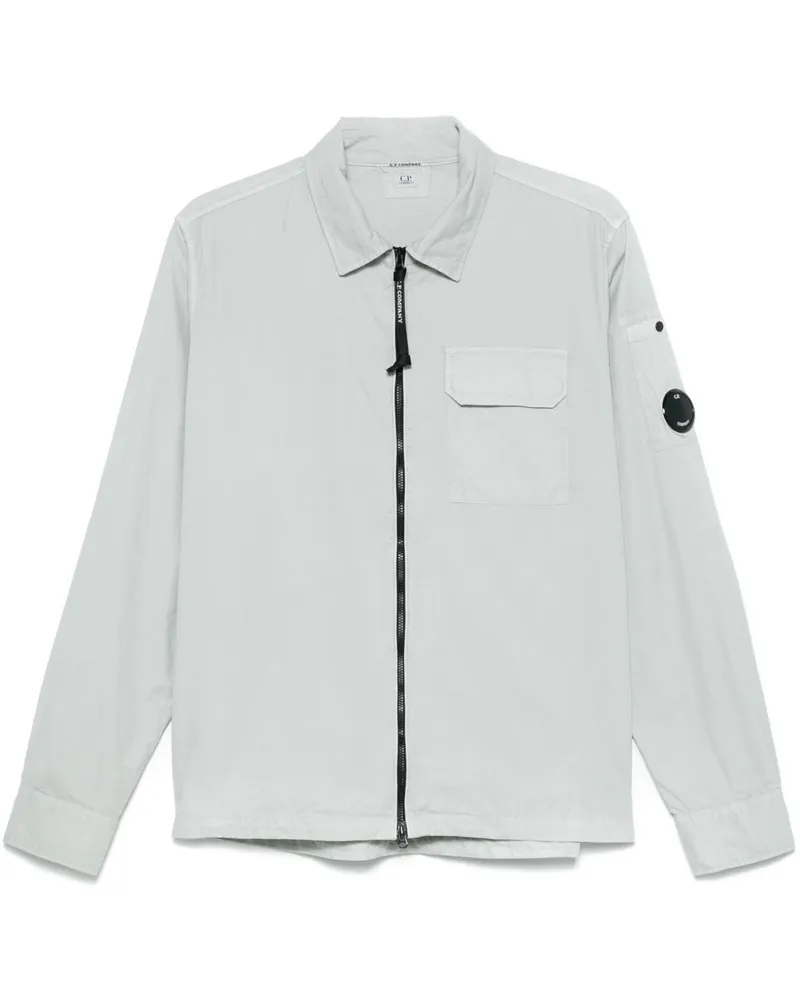 C.P. Company Jacke mit Linsen-Detail Blau
