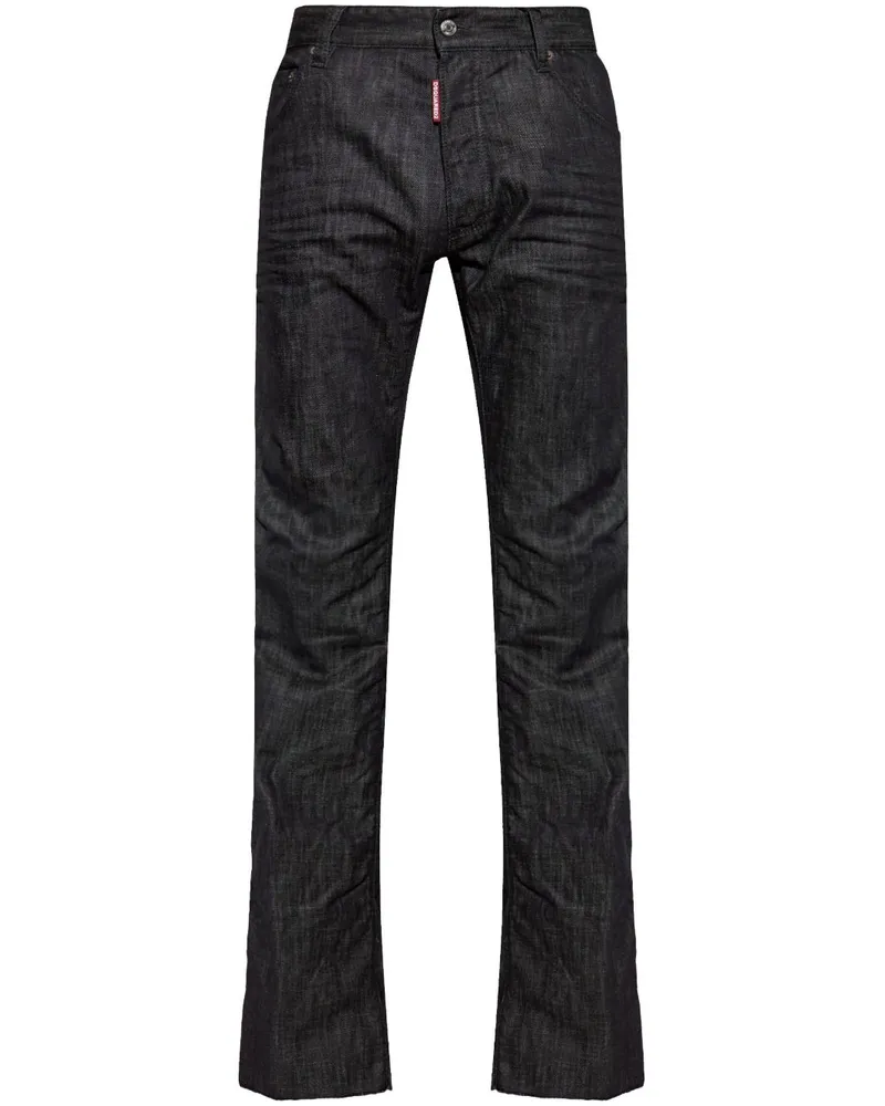 Dsquared2 Jeans mit Logo-Detail - Schwarz Schwarz