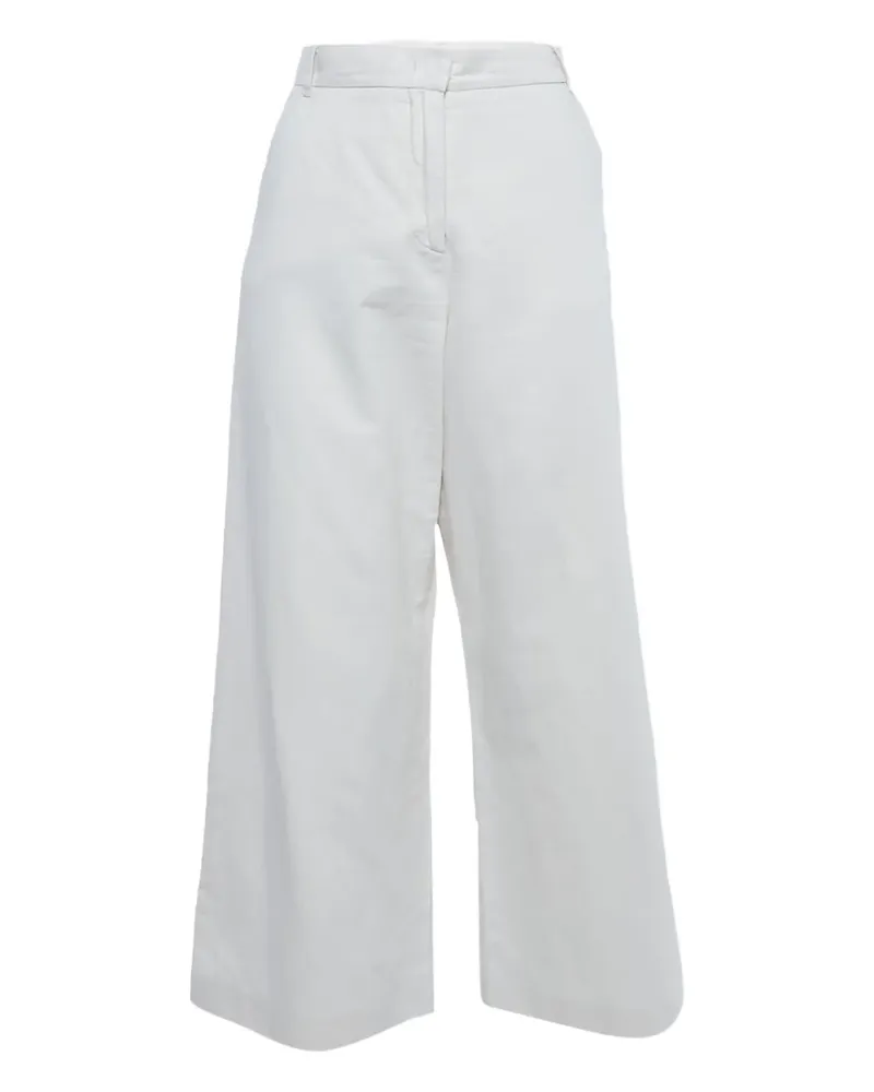 Max Mara Hose aus Gabardine - Weiß Weiß