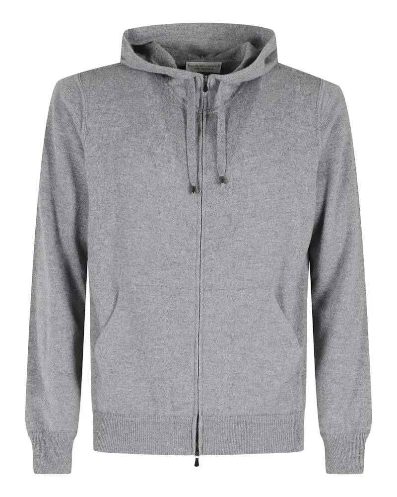 Filippo de Laurentiis zip-fastening hoodie - Grau Grau