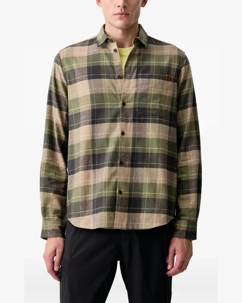 Mammut Trovat check-print flannel shirt - Grün Grün