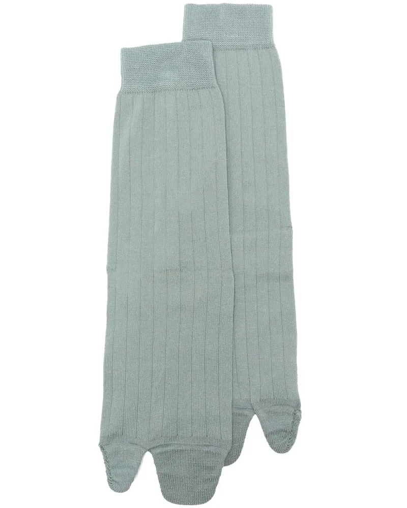 Maison Margiela Tabi Socken aus Baumwollgemisch - Grün Grün