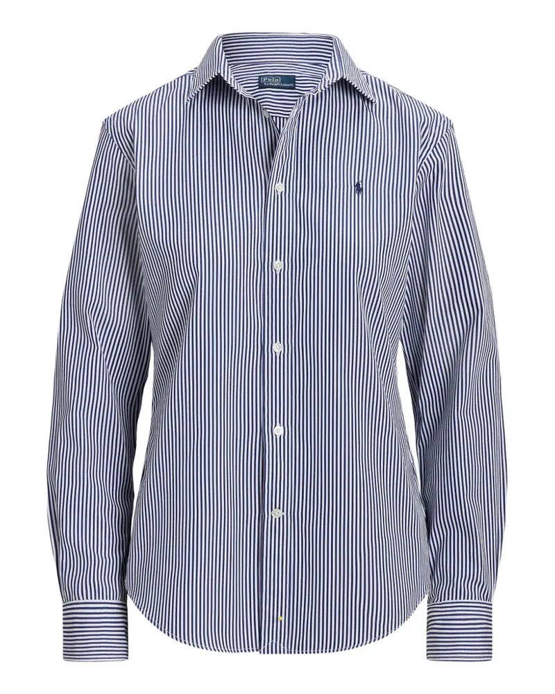 Ralph Lauren striped Pony shirt - Blau Blau