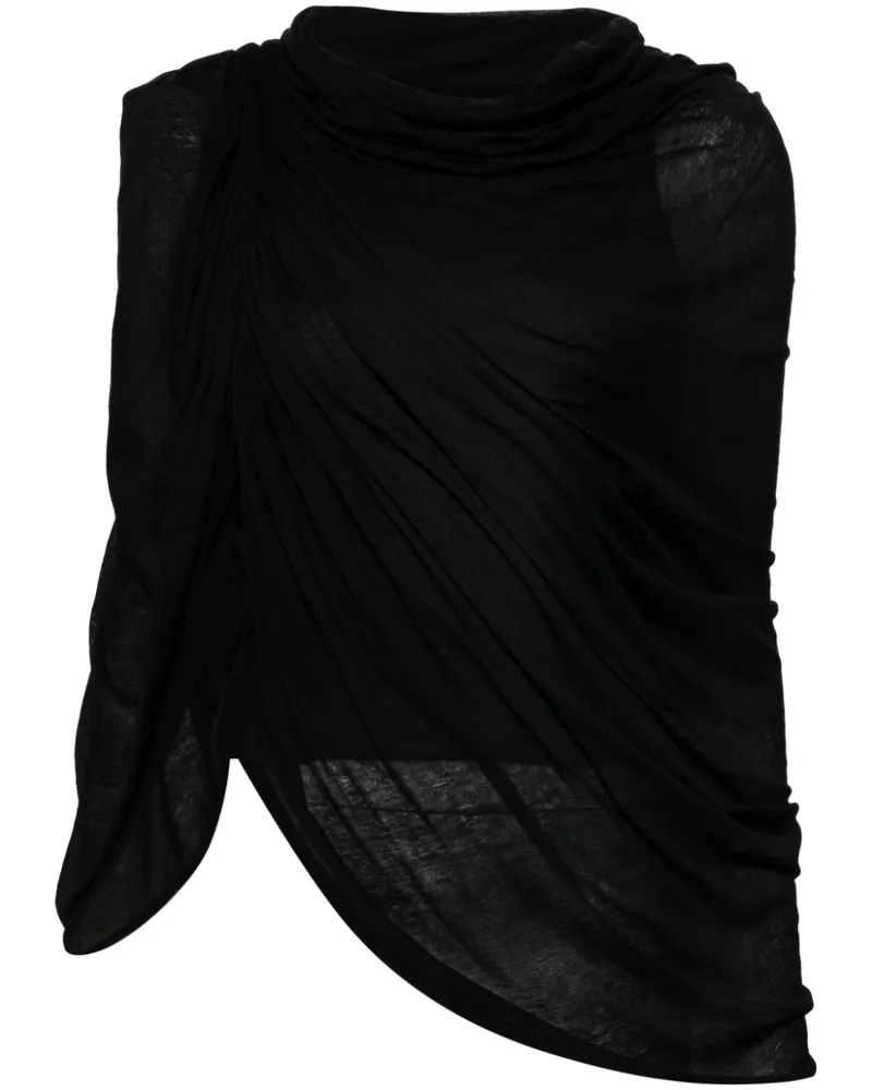 Rick Owens Nun T-Shirt - Schwarz Schwarz