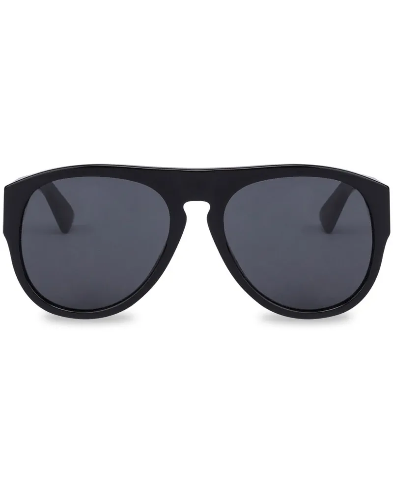 Moschino Getönte Pilotenbrille - Schwarz Schwarz