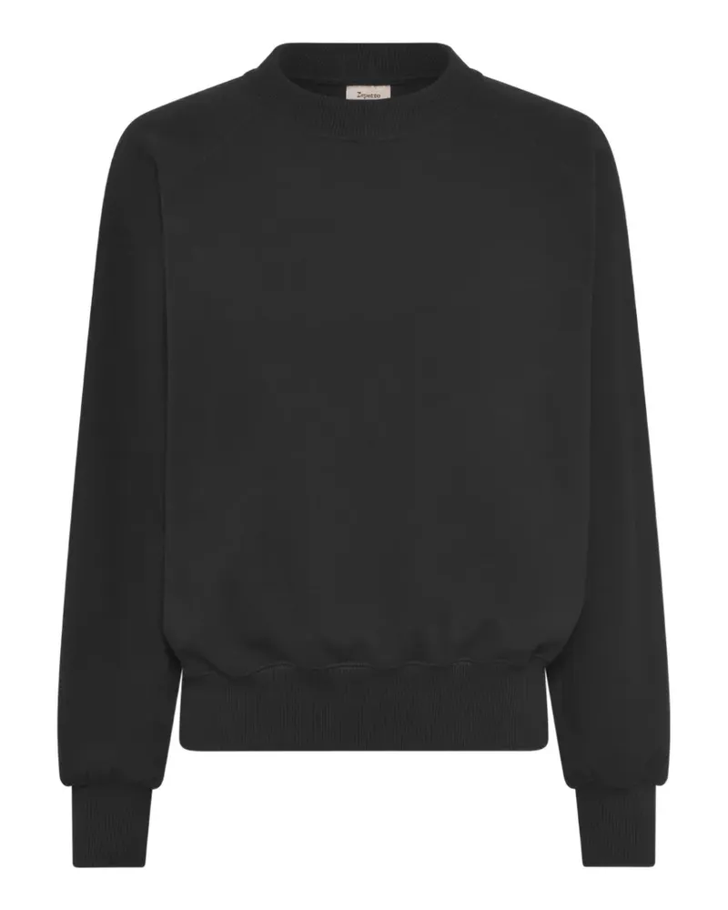 Repetto City Dance Sweatshirt mit Logo-Print und Raglanärmeln - Schwarz Schwarz
