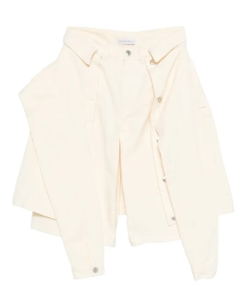 Viktor & Rolf Drapierte Shorts - Nude Nude