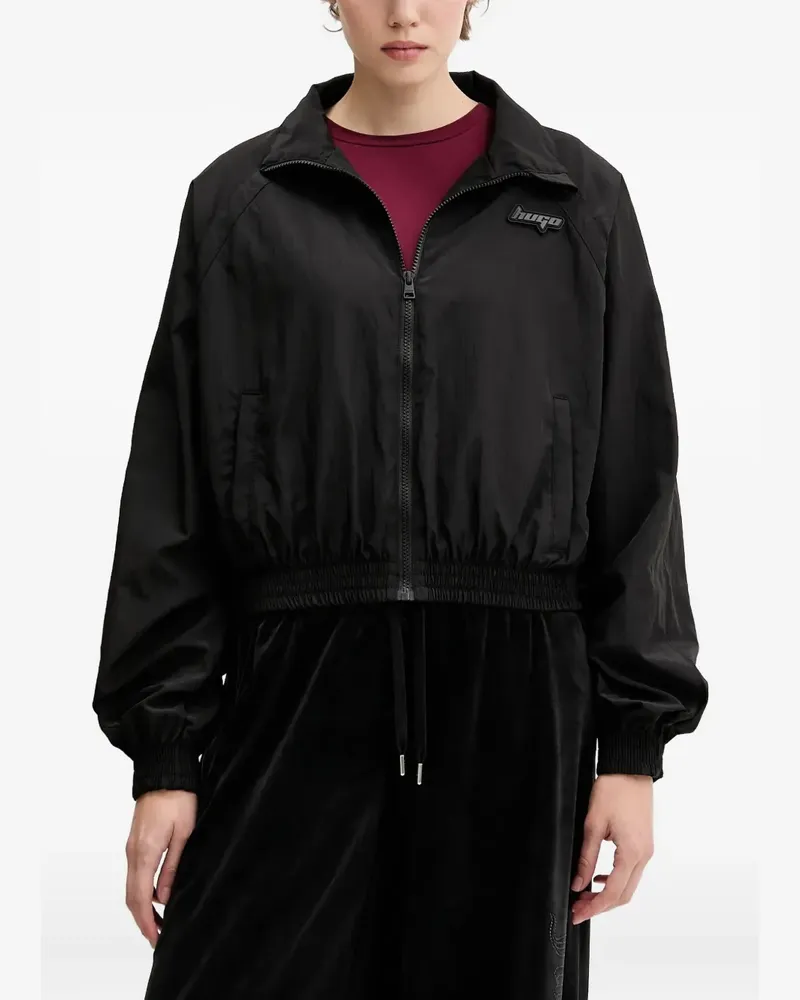 HUGO BOSS Jacke mit Reißverschluss - Schwarz Schwarz
