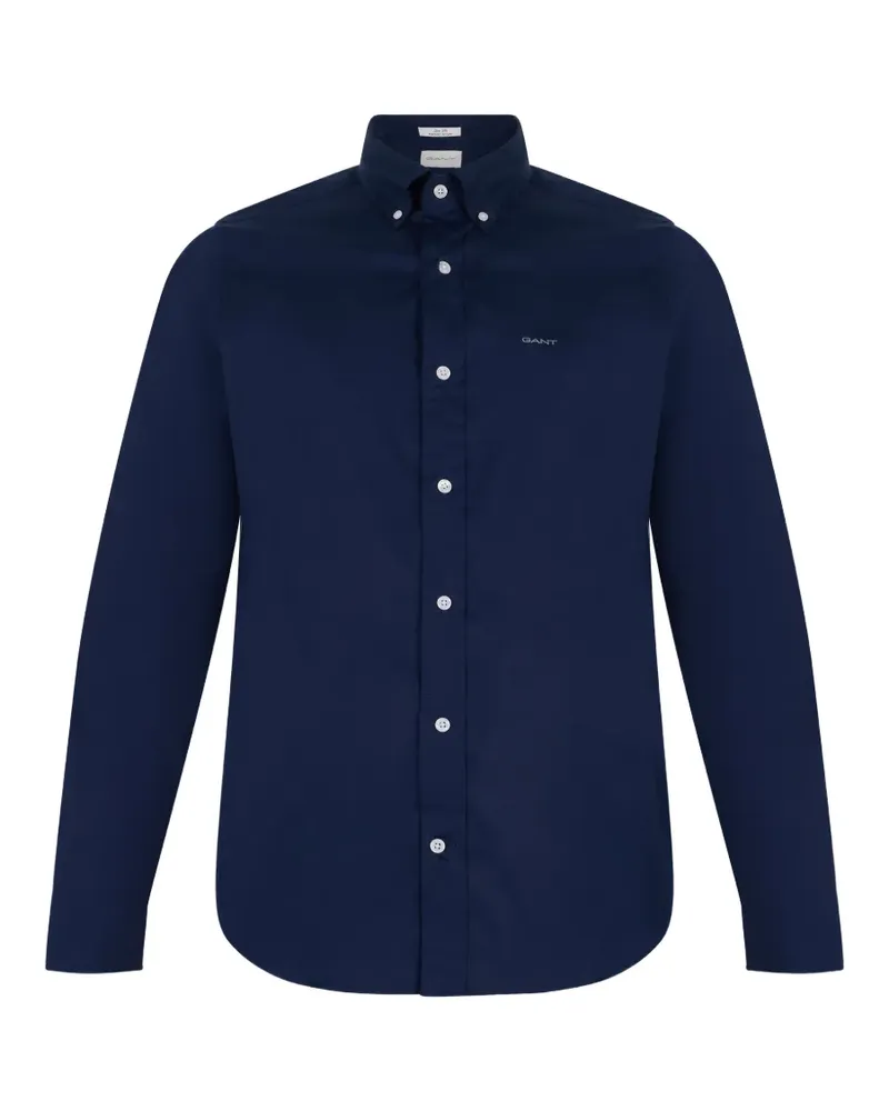Gant slim-fit button-down shirt - Blau Blau