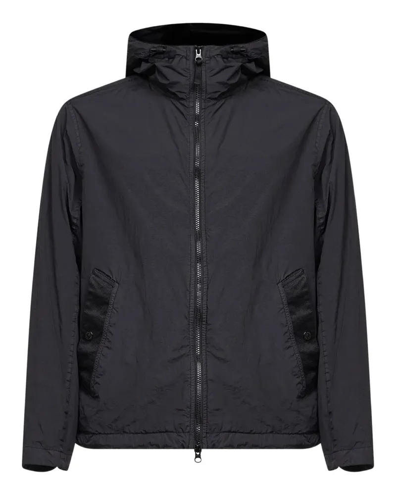Stone Island blue hooded jacket - Schwarz Schwarz