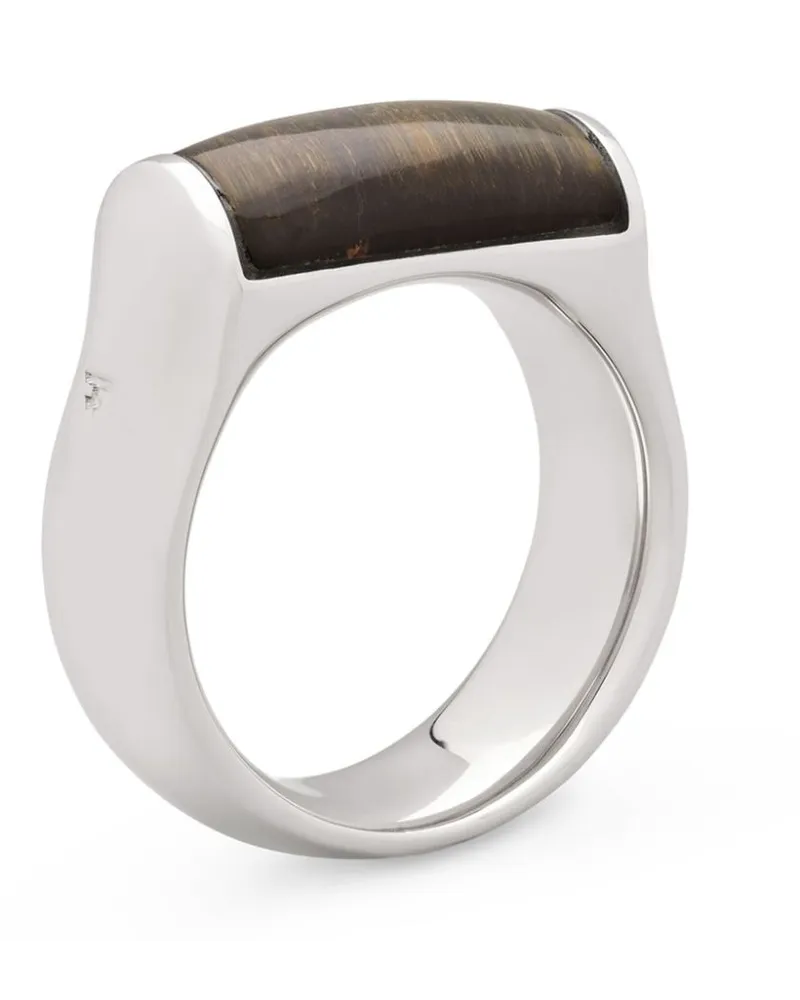 Tom Wood Crest Ring aus recyceltem Sterlingsilber Silber