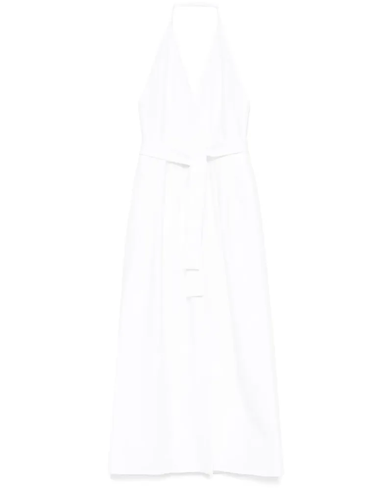 Max Mara Ancona Maxikleid - Weiß Weiß