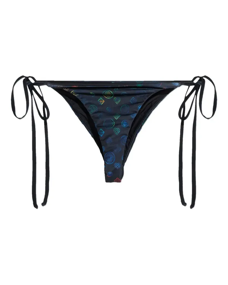 Casablanca Paris monogram bikini button - Blau Blau