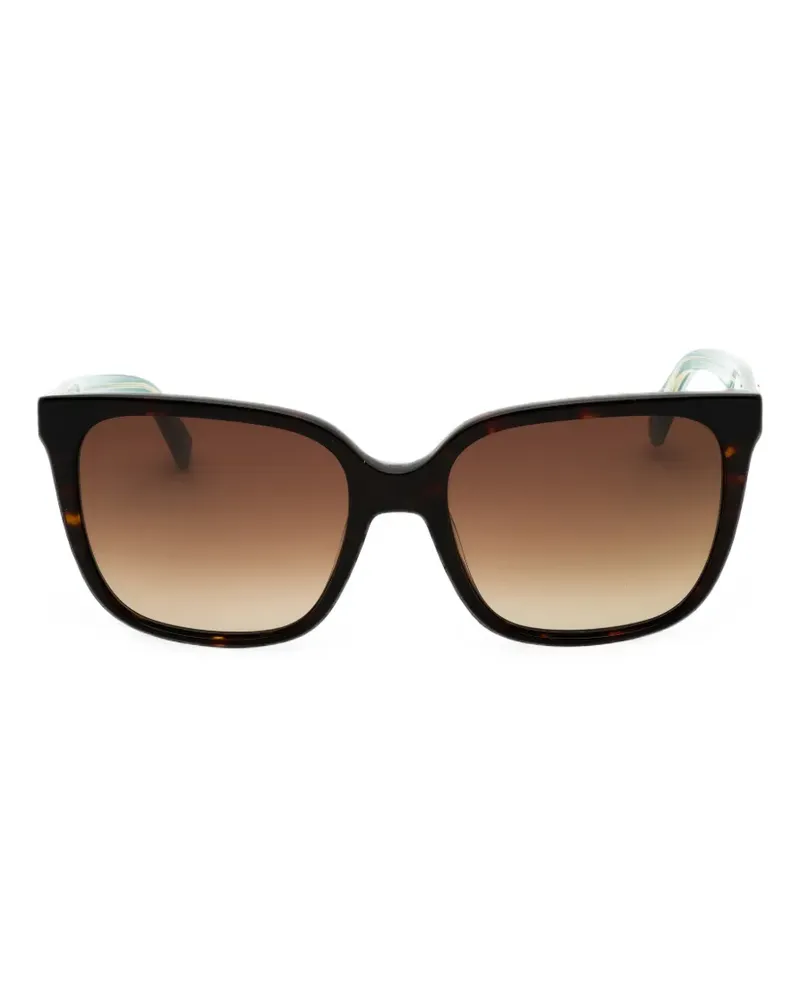 Moschino tortoiseshell-effect sunglasses - Braun Braun