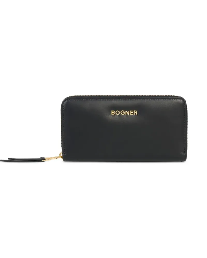Bogner Loges Grandes Ela Portemonnaie aus Leder - Schwarz Schwarz