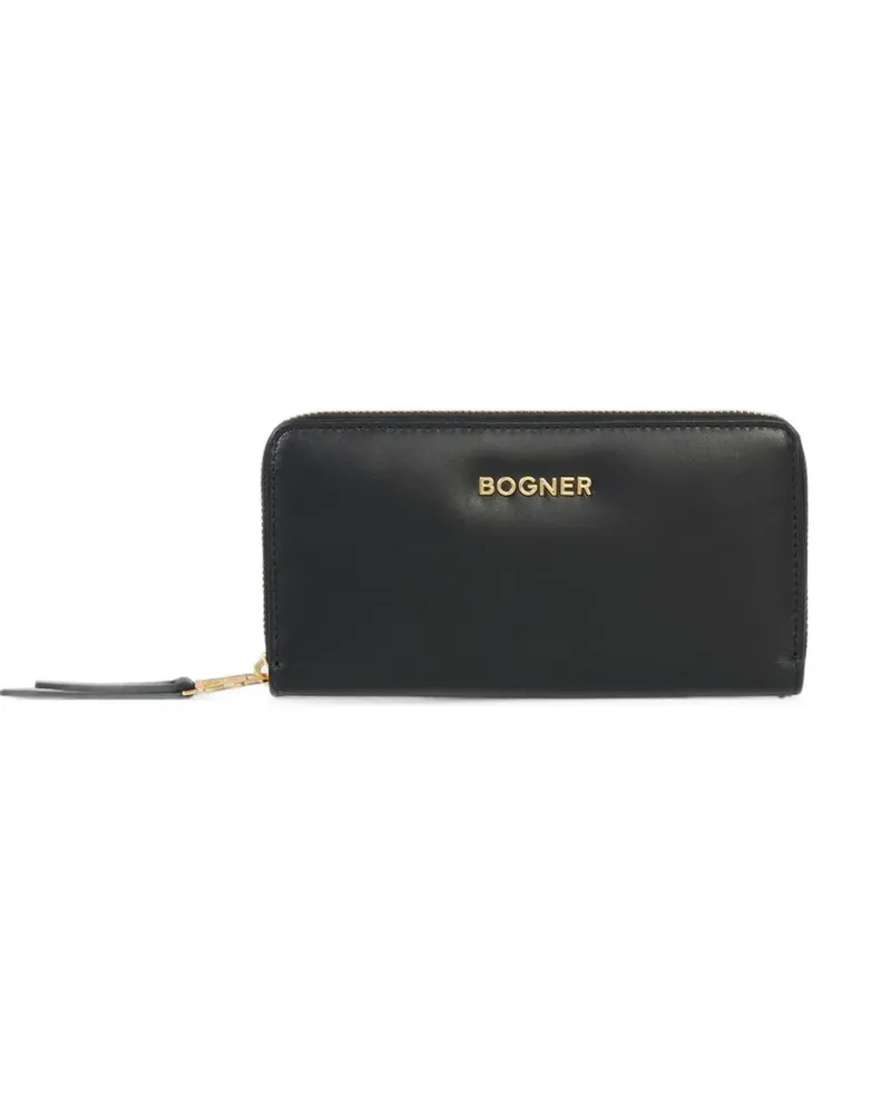 Bogner Loges Grandes Ela Portemonnaie aus Leder - Schwarz Schwarz