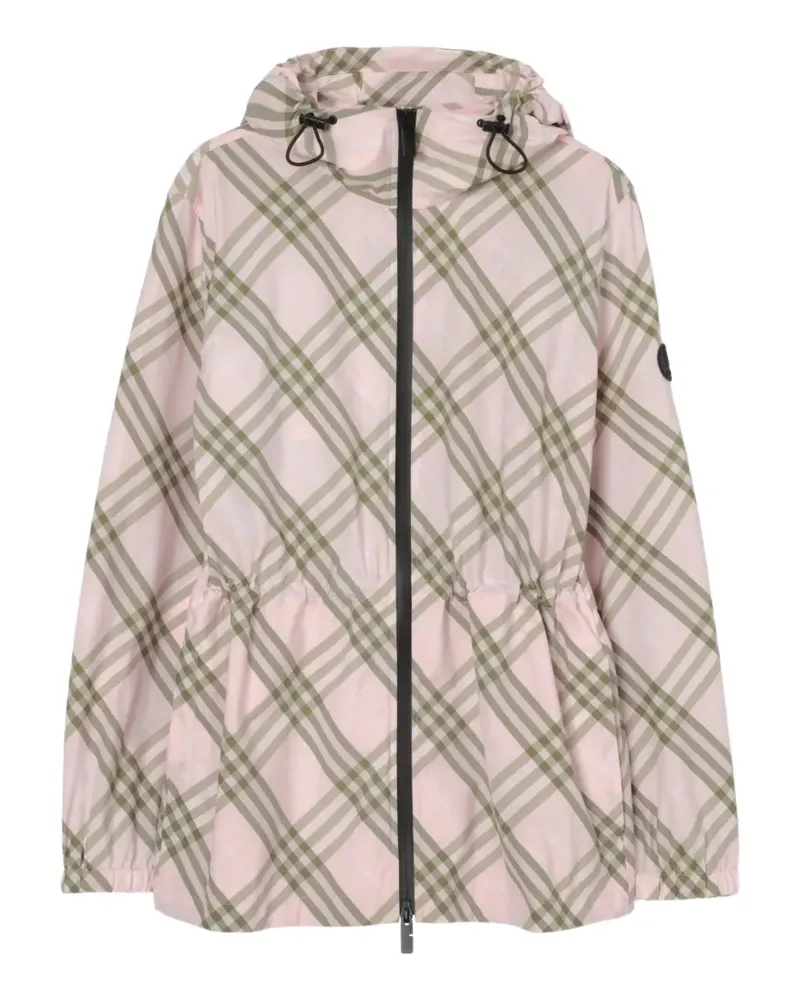Burberry Check Whitstable hooded jacket - Rosa Rosa