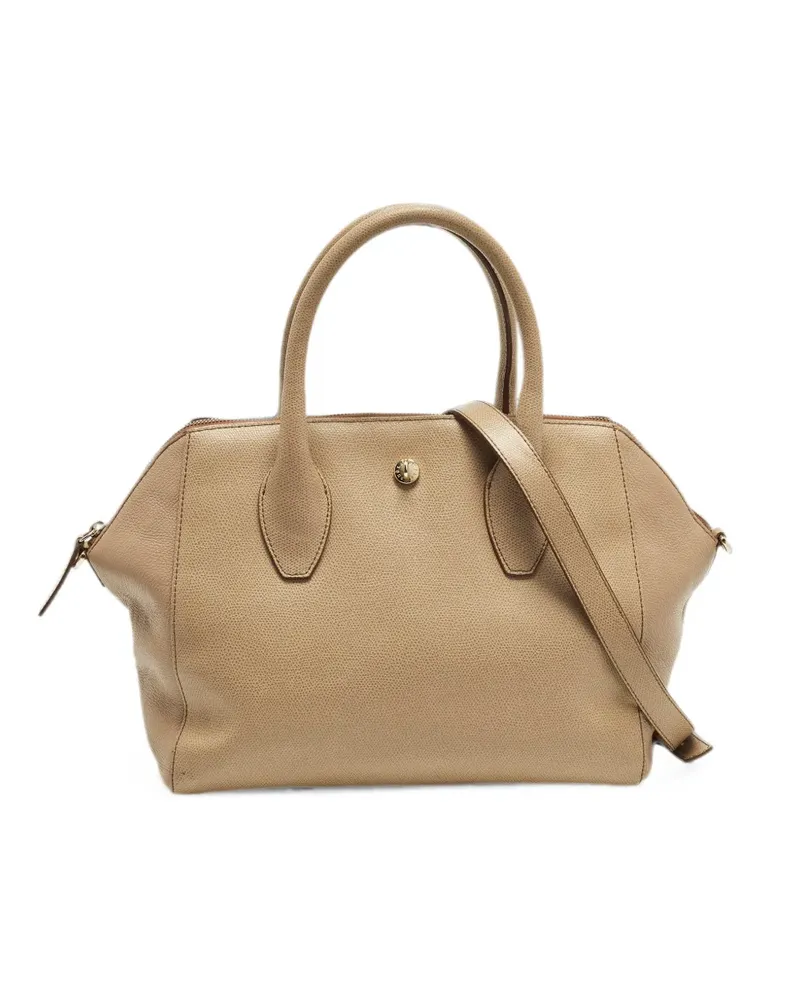 Furla Olimpia leather satchel bag - Nude Nude