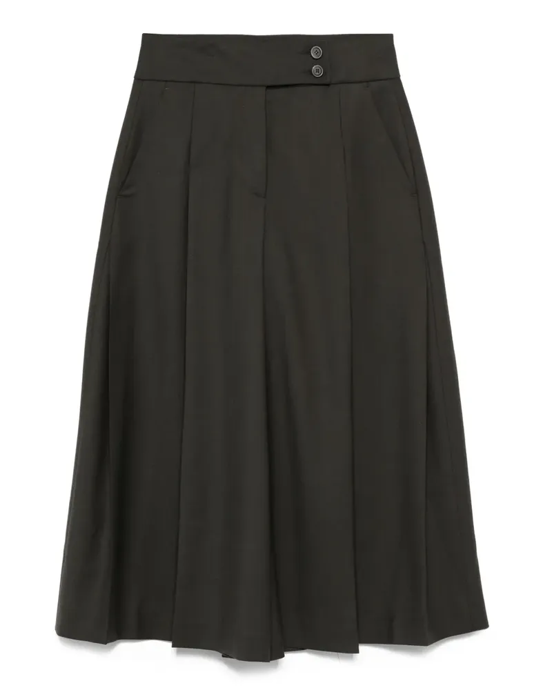 Peserico Hose mit Bundfalten - Grau Grau