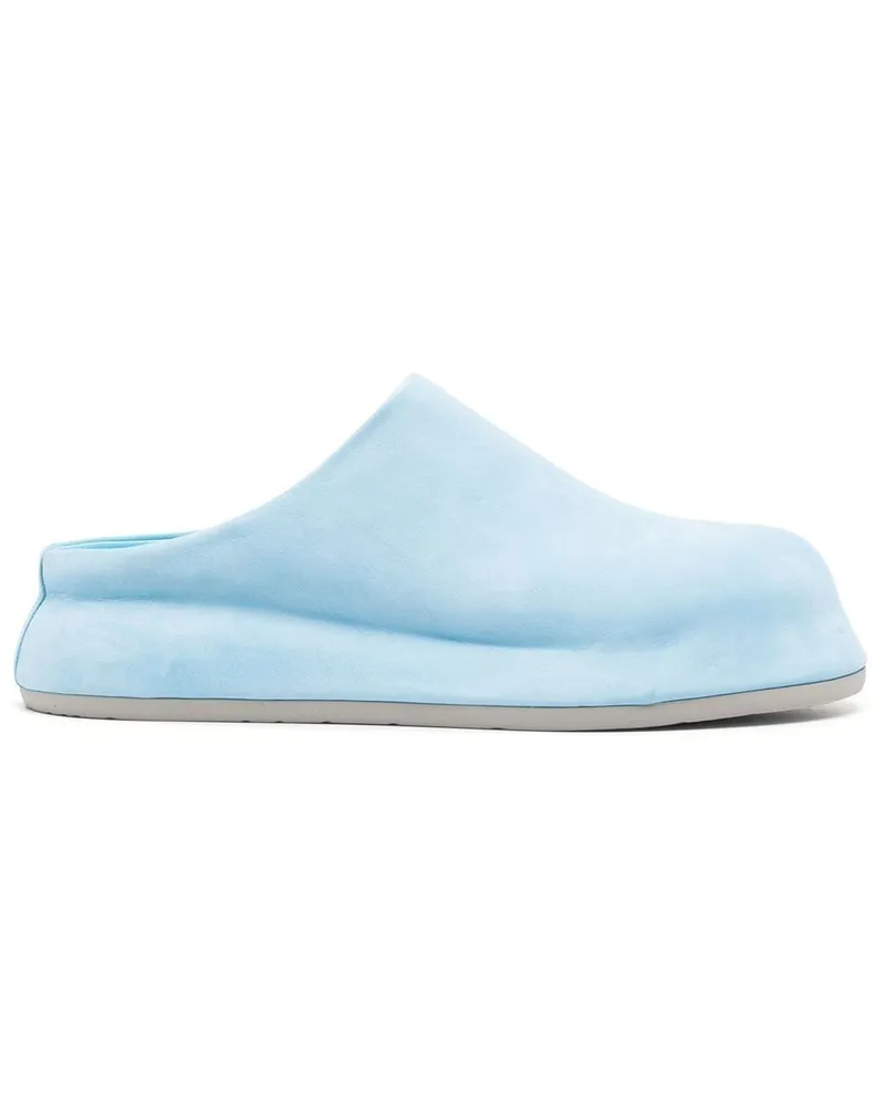 Jacquemus Bricciola Mules aus Wildleder - Blau Blau