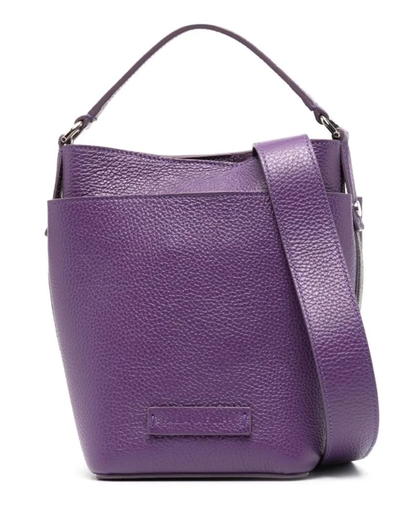 Fabiana Filippi Handtasche aus strukturiertem Leder Violett