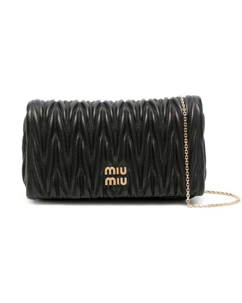 Miu Miu Klassische Mini-Tasche Schwarz