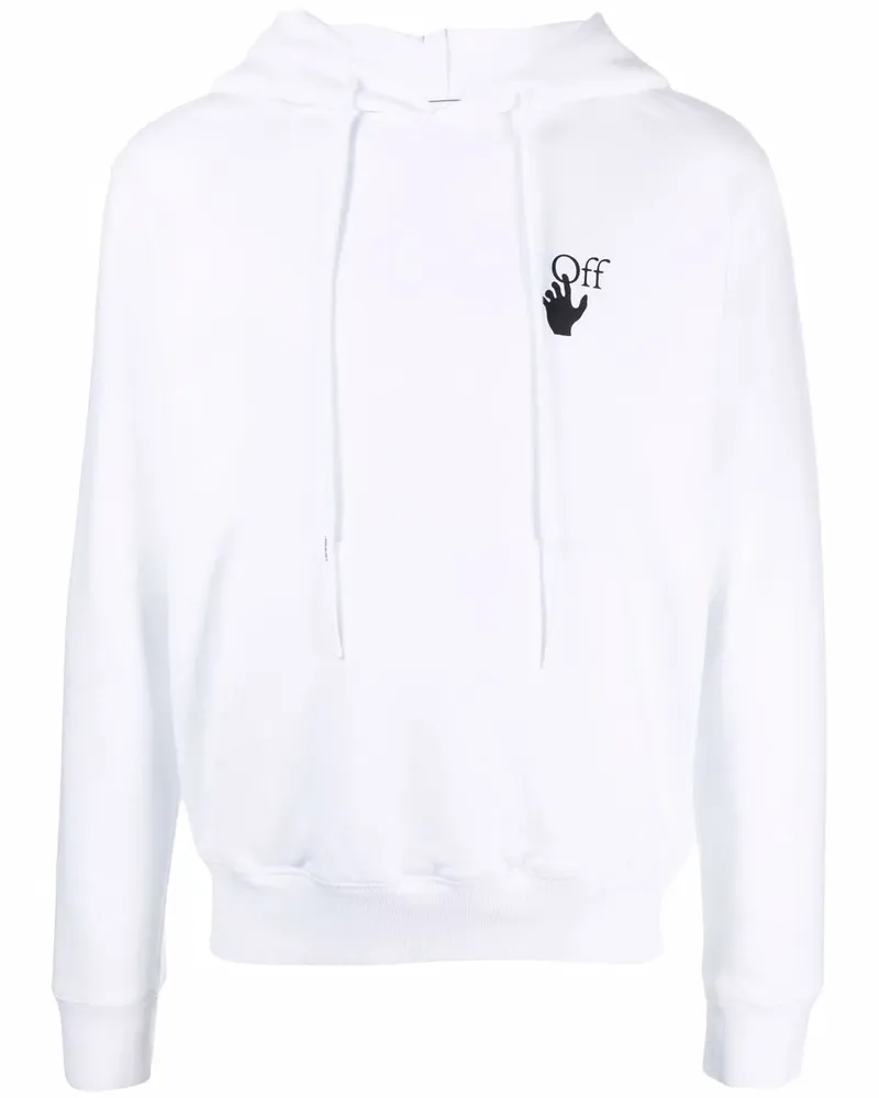 OFF-WHITE Hoodie mit Arrows-Motiv - Weiß Weiß