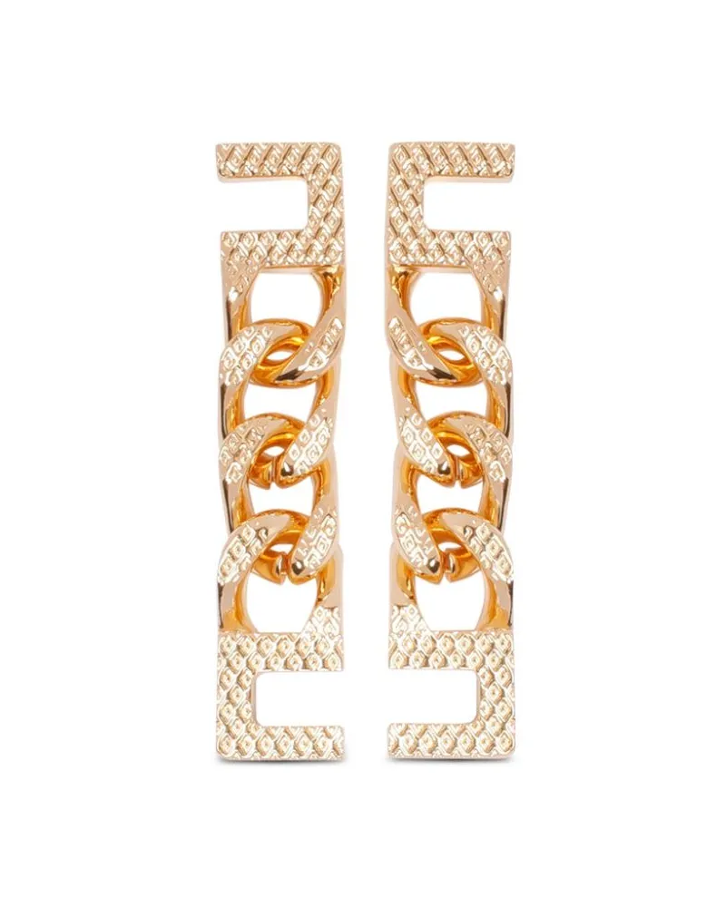Elisabetta Franchi Ohrringe mit Kettengliedern - Gold Gold